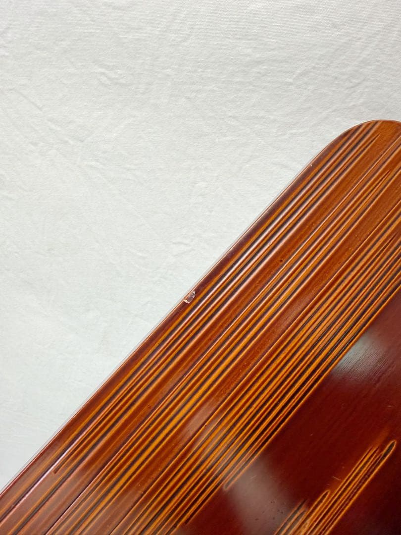 茶道具 休好写し 桐 丸卓 組み立式と 即中斎好 溜塗 小四方棚 2点セット元箱