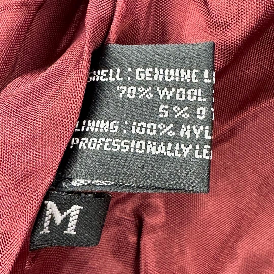 【希少】 ウール×本革 ミックスマテリアルショートコート 80s Vintage