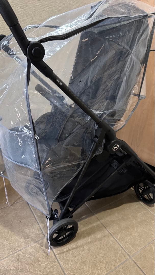 【美品】サイベックス　ベビーカー　メリオ　カーボン　ブラック