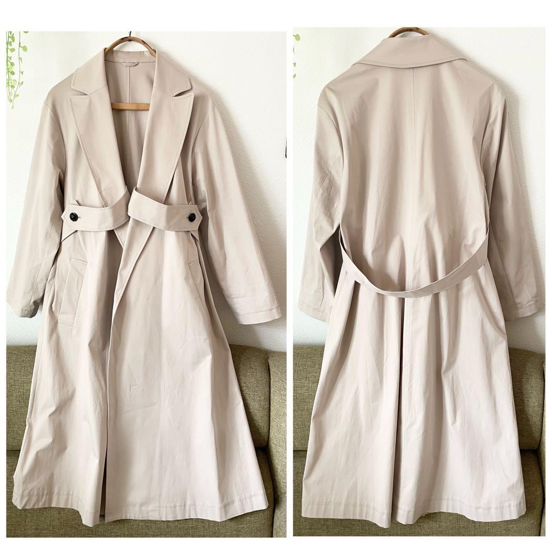 allureville マルタンガルバックフレアコート　ライトベージュ 2 M