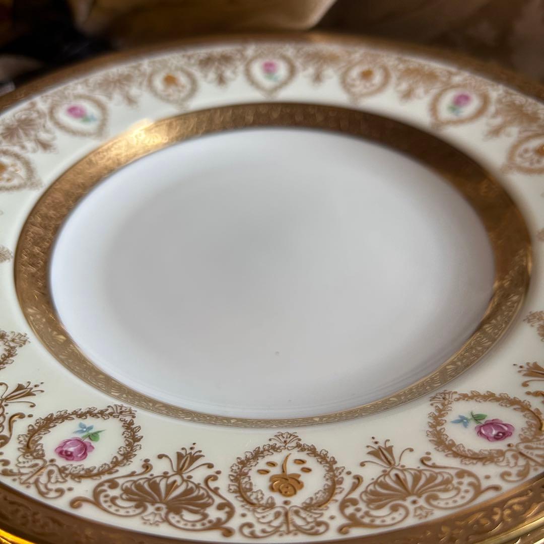 フランス製　Limoges Haviland リム付きディープディッシュ