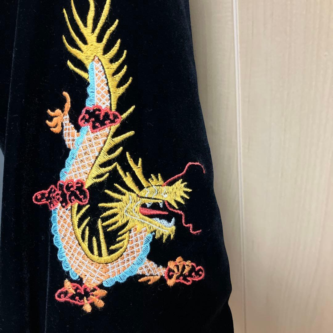 HOUSTON ブラック ベトジャン　別珍