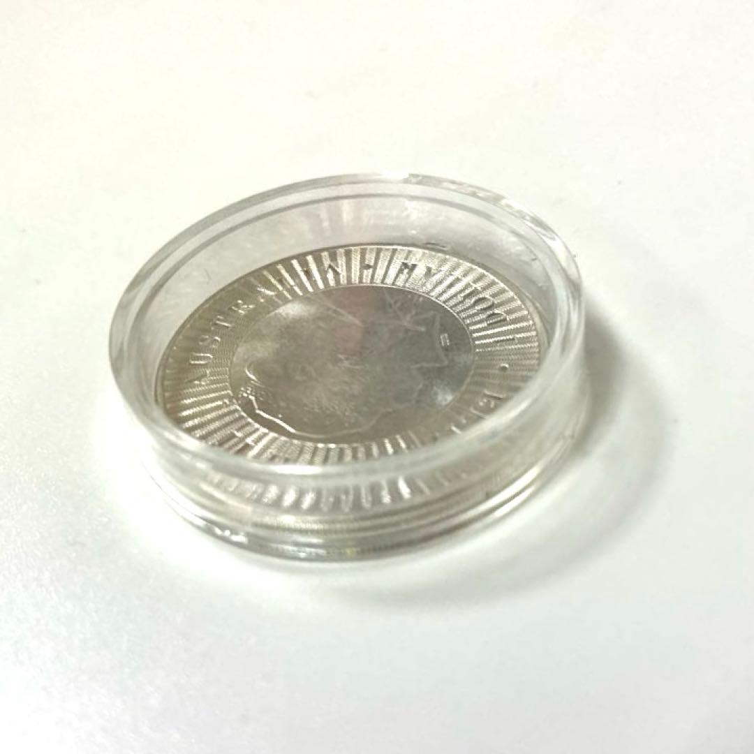 【純銀】オーストラリア　カンガルー 銀貨　1oz ケース付き　⑥