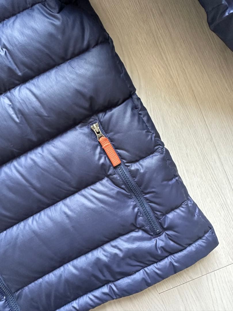 パタゴニア キッズ ハイロフト ダウン セーター フーディ XXL ネイビー