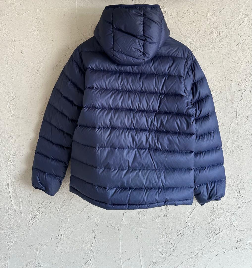 パタゴニア キッズ ハイロフト ダウン セーター フーディ XXL ネイビー