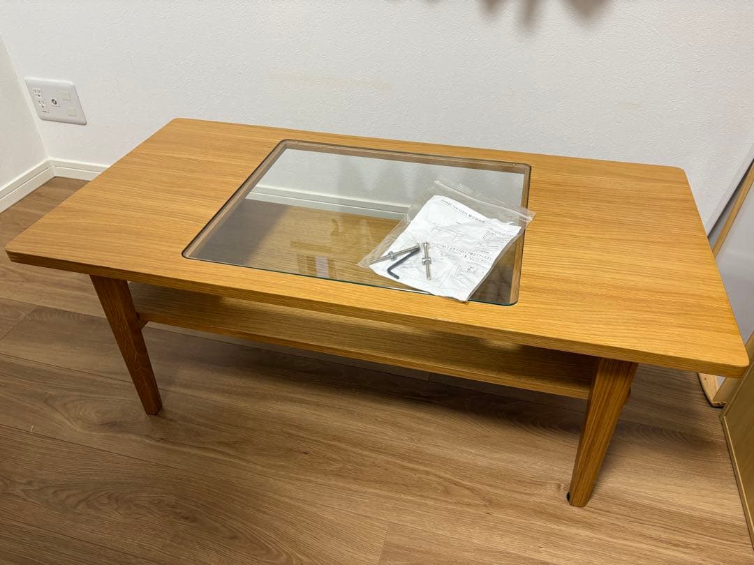 unico SIGNE lowtableウニコ シグネ ローテーブル ガラス天板