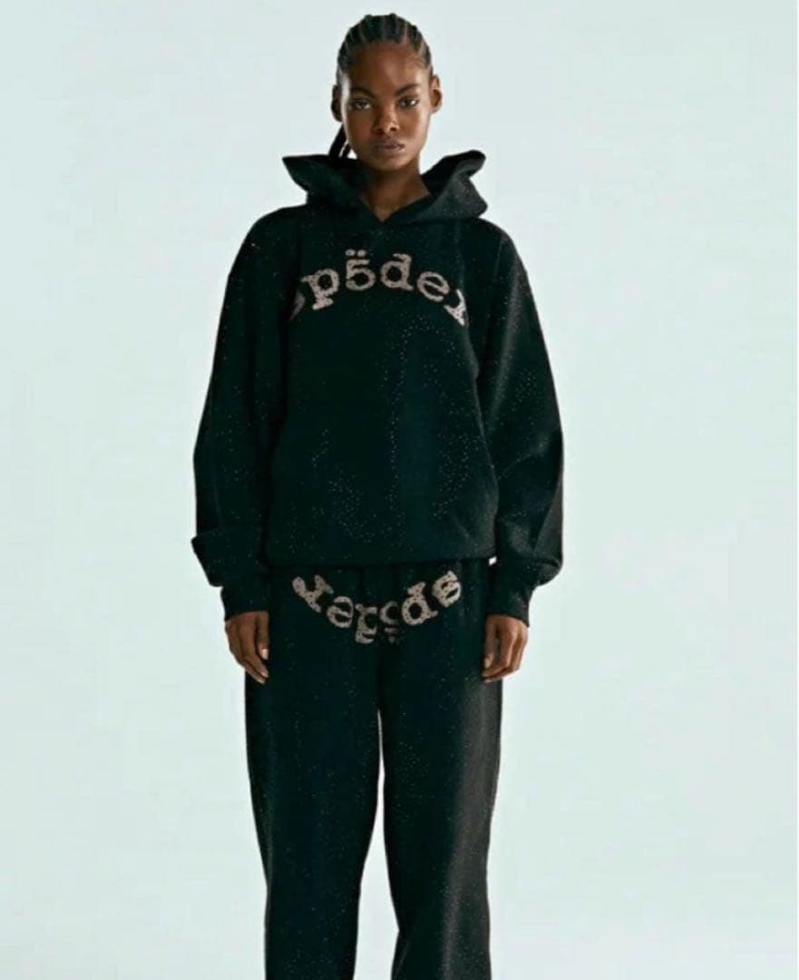 トップス sp5der vvs hoodie black