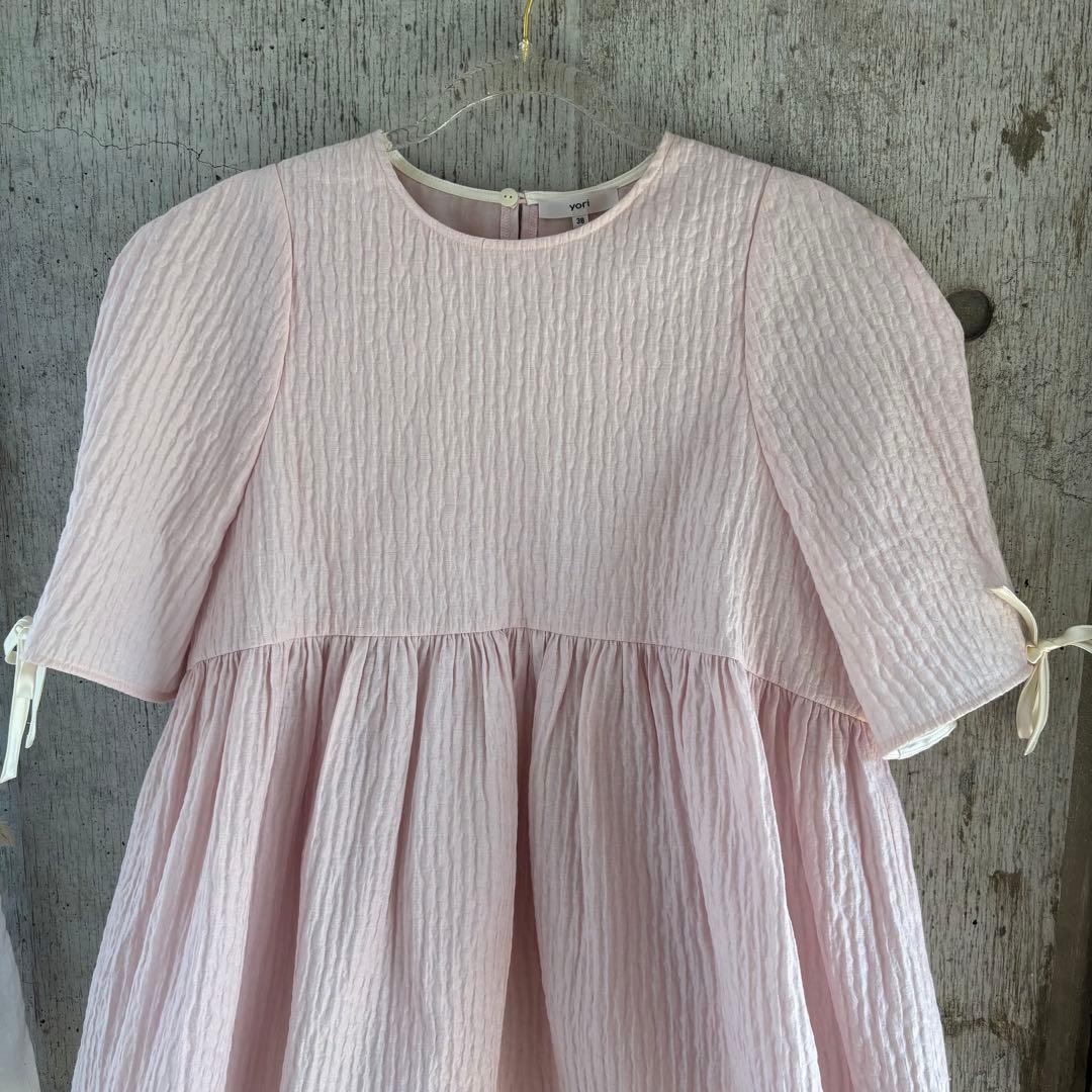 yori⭐︎フクレフレアブラウス(ピンク) 38