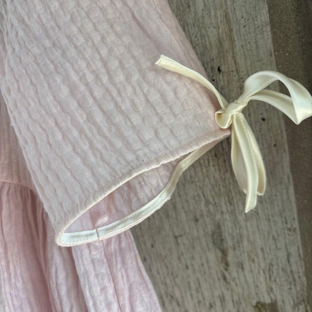 yori⭐︎フクレフレアブラウス(ピンク) 38