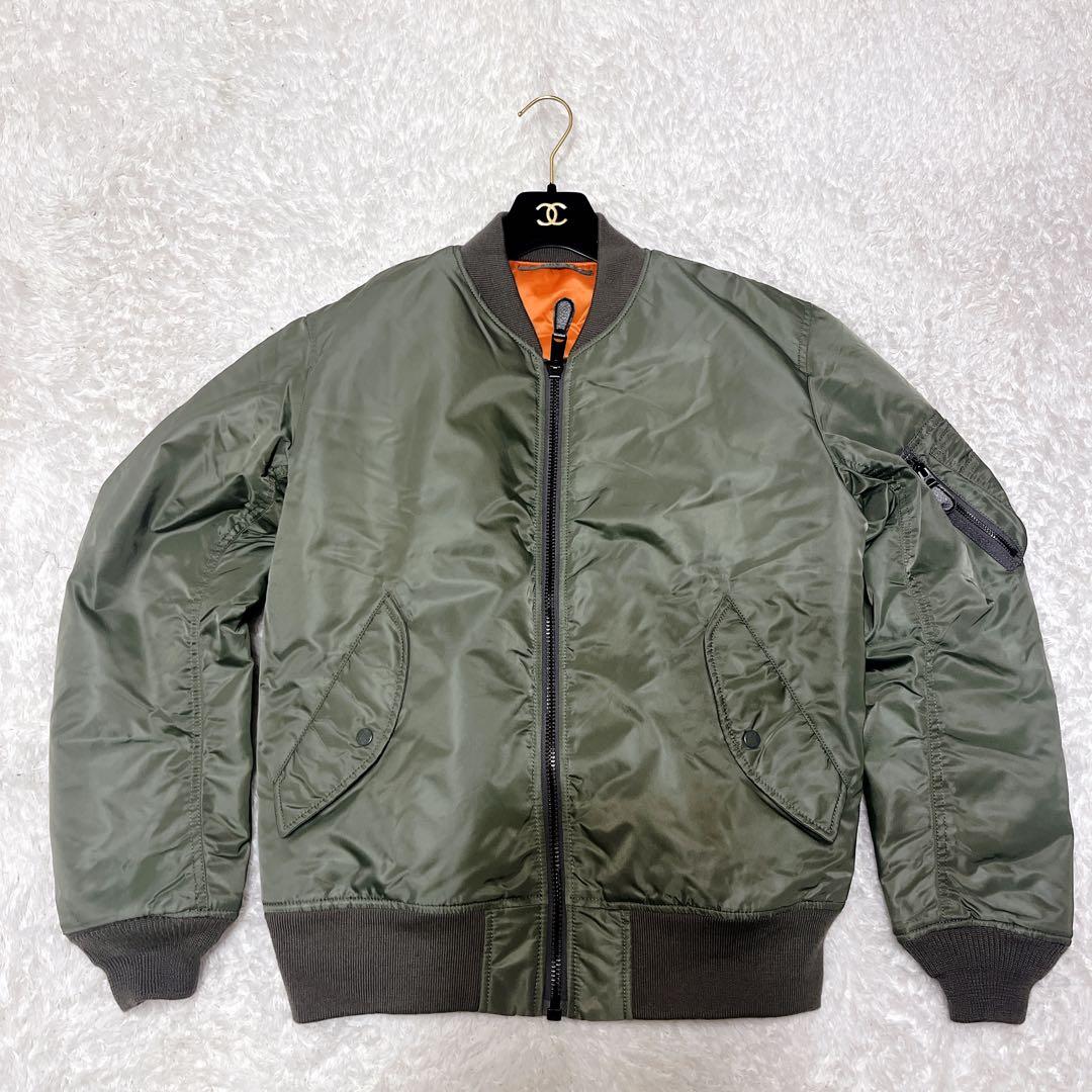 美品 アルファインダストリーズ ma-1 フライトジャケット リバーシブル