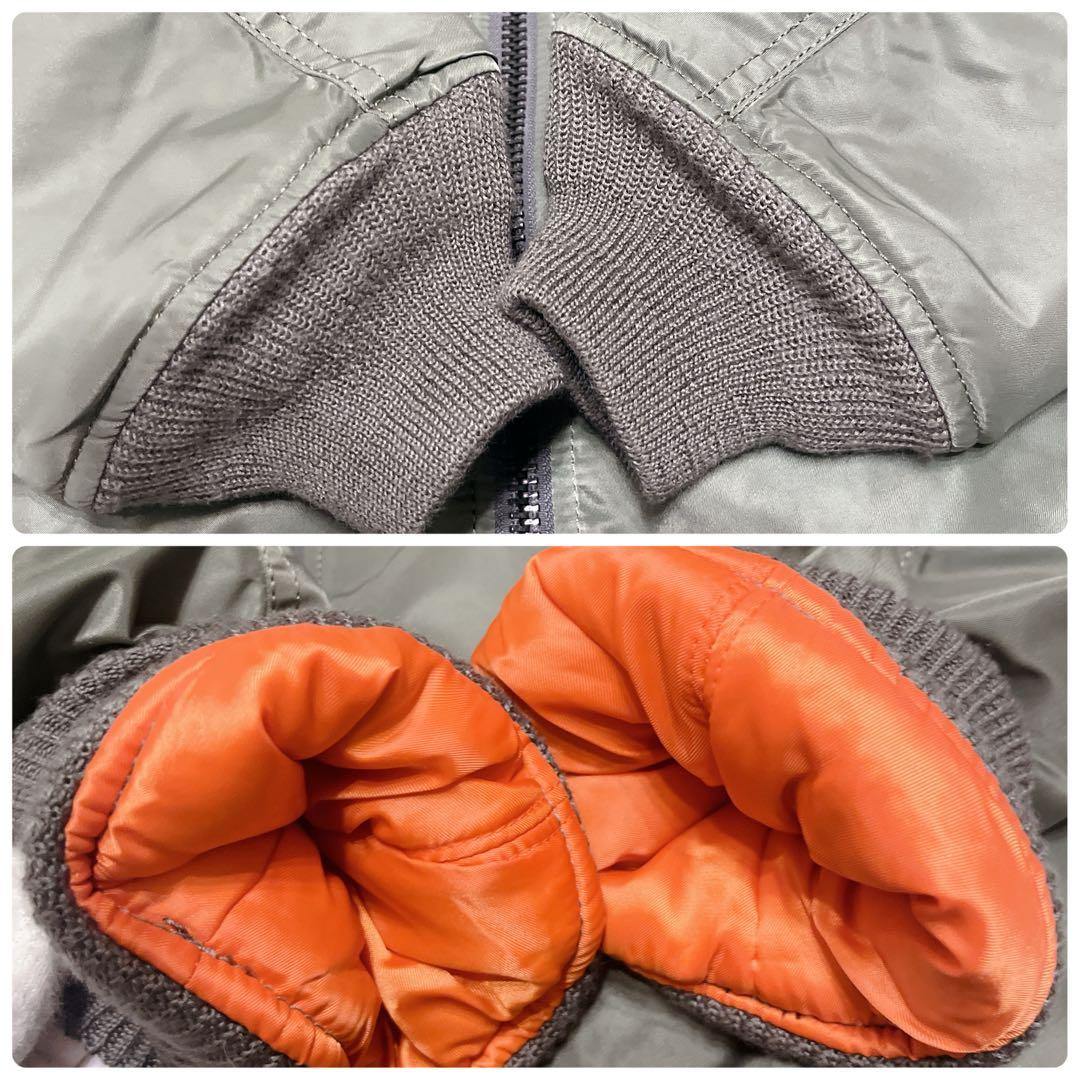 美品 アルファインダストリーズ ma-1 フライトジャケット リバーシブル