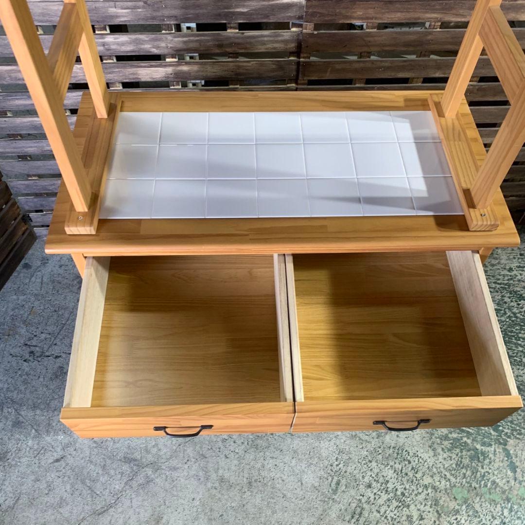 J543 MOMO NATURAL モモナチュラル LAND 食器棚