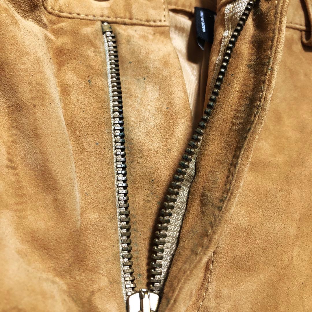 D&G レザーパンツ ドルチェ&ガッバーナ DOLCE&GABBANA