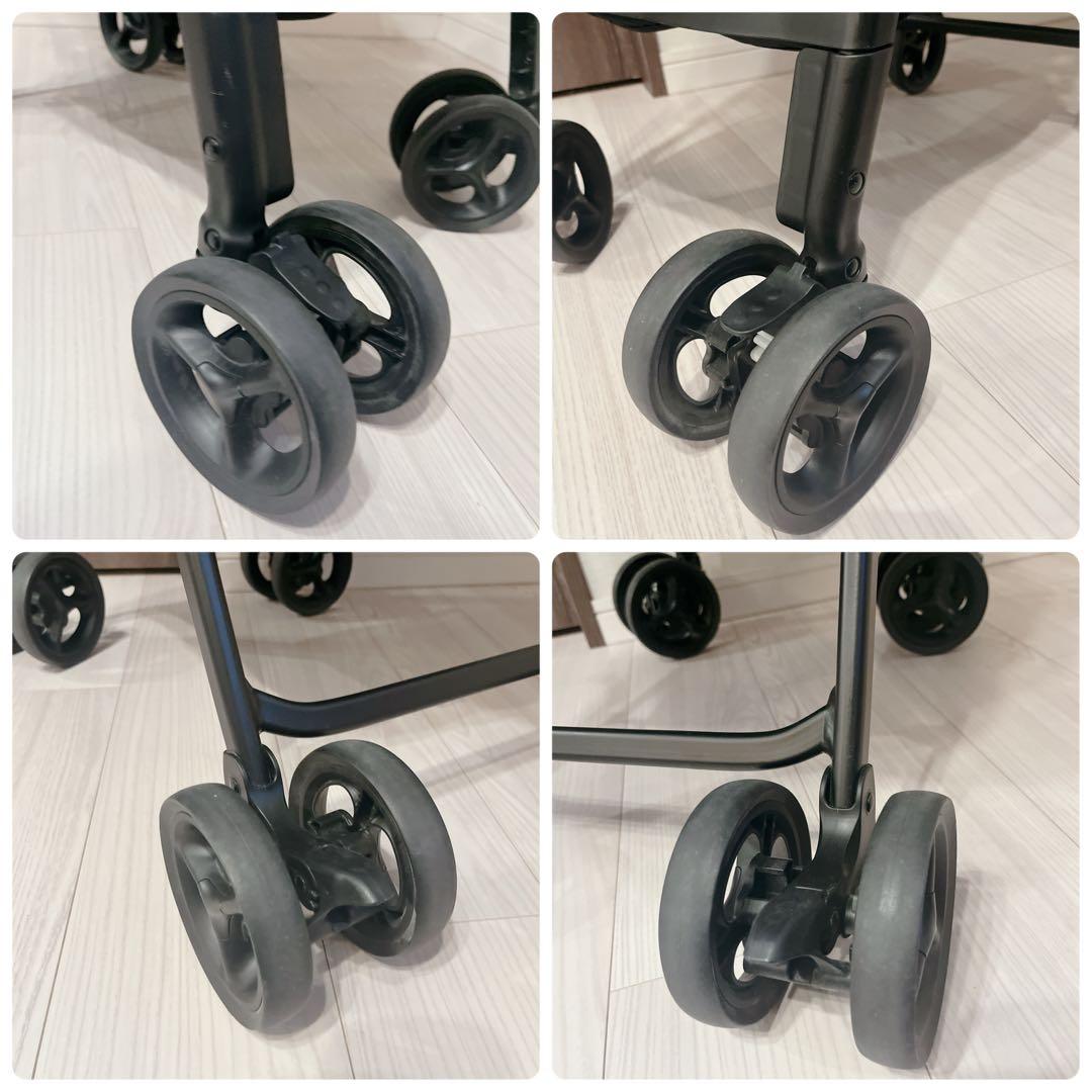 美品 Aprica カルーンエアー メッシュ 超軽量 両対面 人気 生後1ヶ月