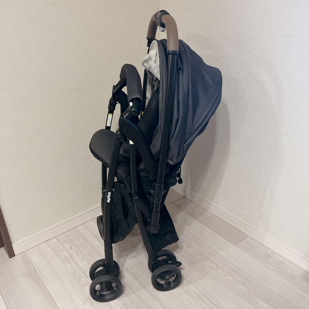 美品 Aprica カルーンエアー メッシュ 超軽量 両対面 人気 生後1ヶ月