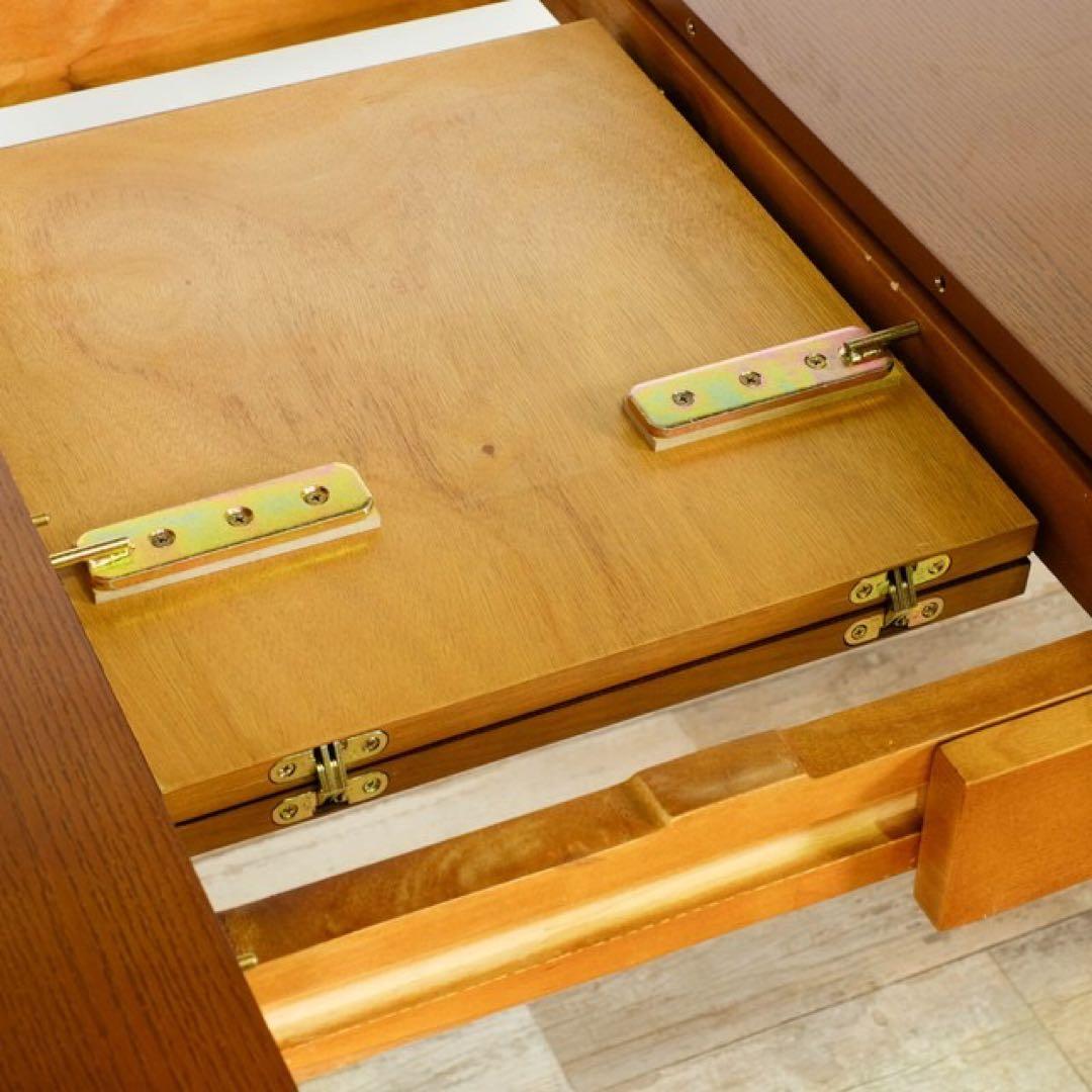 F 新品 ダイニングテーブル S 拡張 伸長 ブラウン 収納 エクステンション