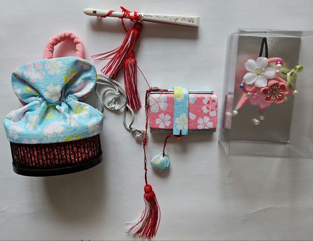 753　7才着物セット　式部ロマン　女の子レンタル使用の処分品