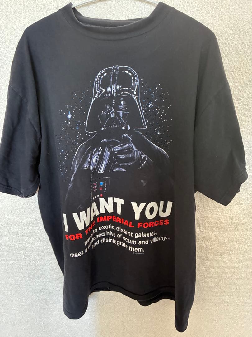 Starwars Darth Vader Movie Promo TシャツXL