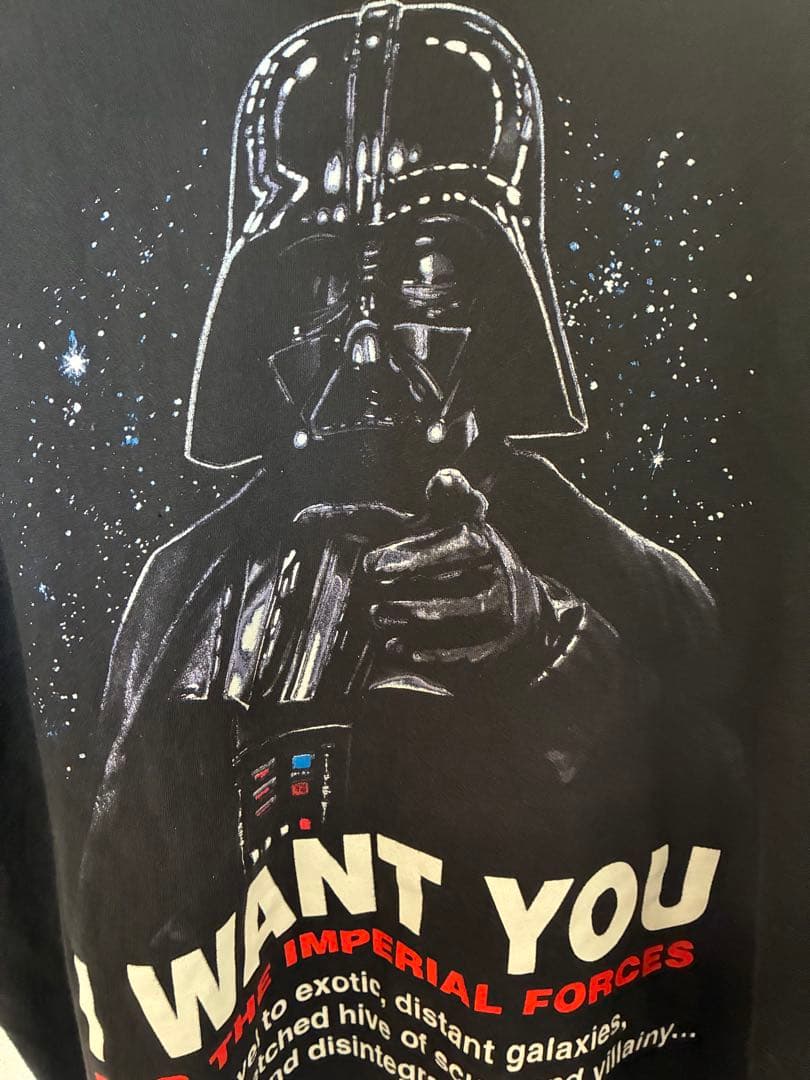 Starwars Darth Vader Movie Promo TシャツXL