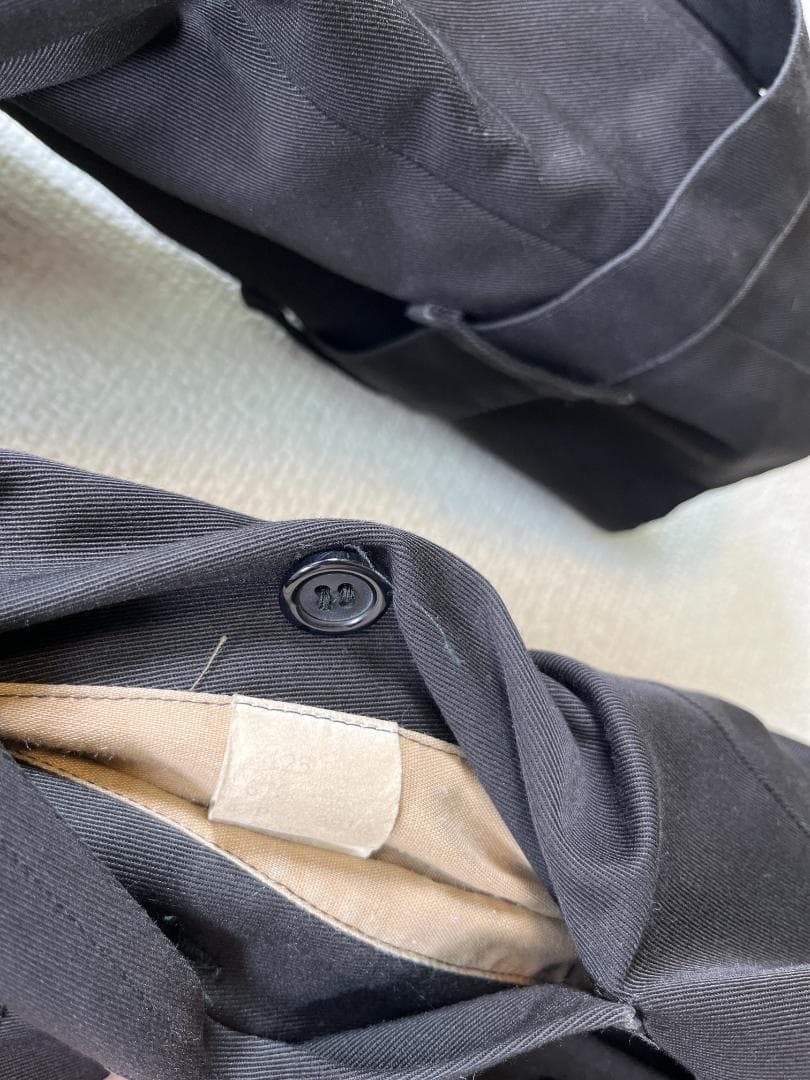 希少 Burberrys ライナー付 黒トレンチ メンズM〜L相当