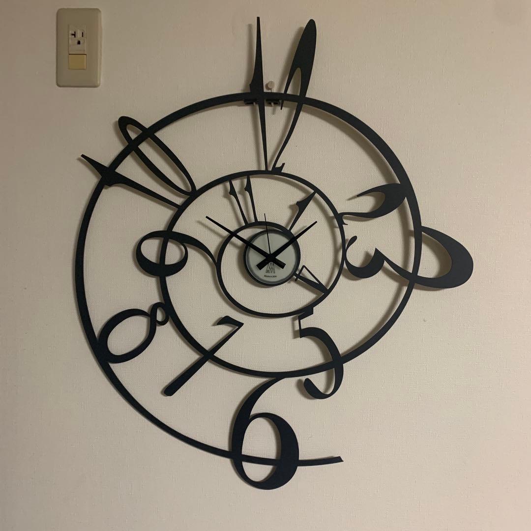 美品Arti & Mestieri アイアン 掛け時計 アルティエメスティエリ