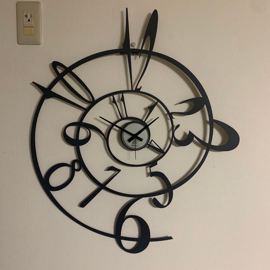 美品Arti & Mestieri アイアン 掛け時計 アルティエメスティエリ