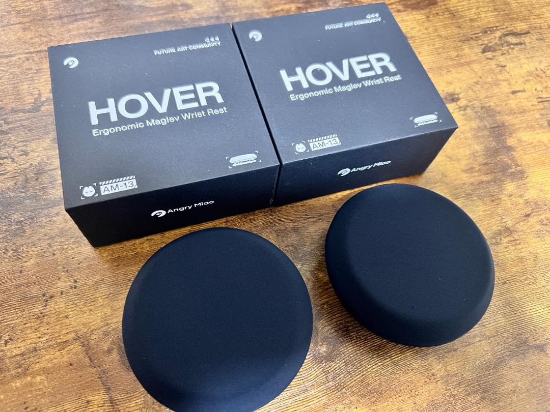Angry Miao Hover リストレスト 左右セット 黒 美品 箱付