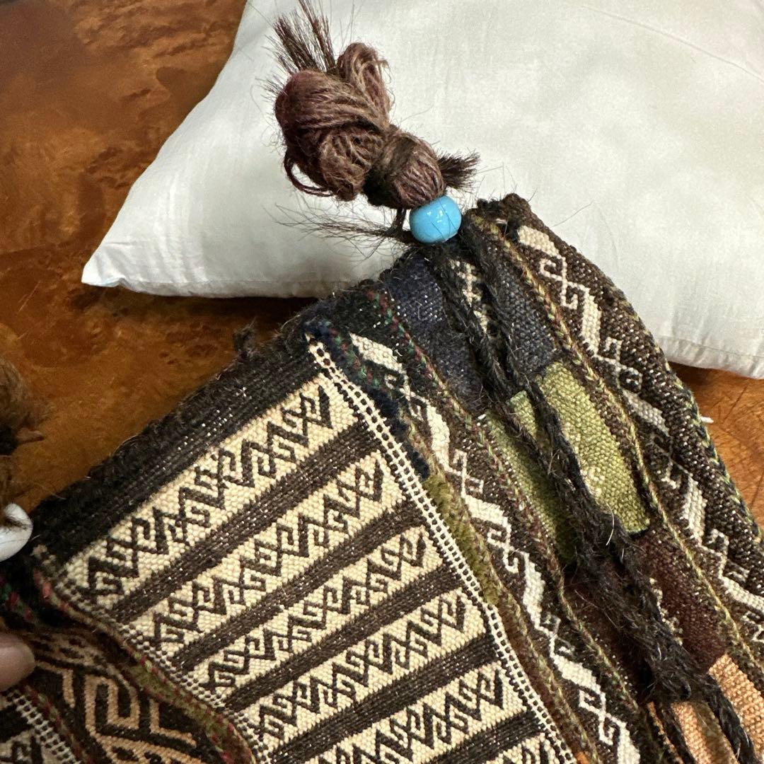 とても古い ホリジンバッグ　ヴィンテージ アンティークキリム トライブルラグ