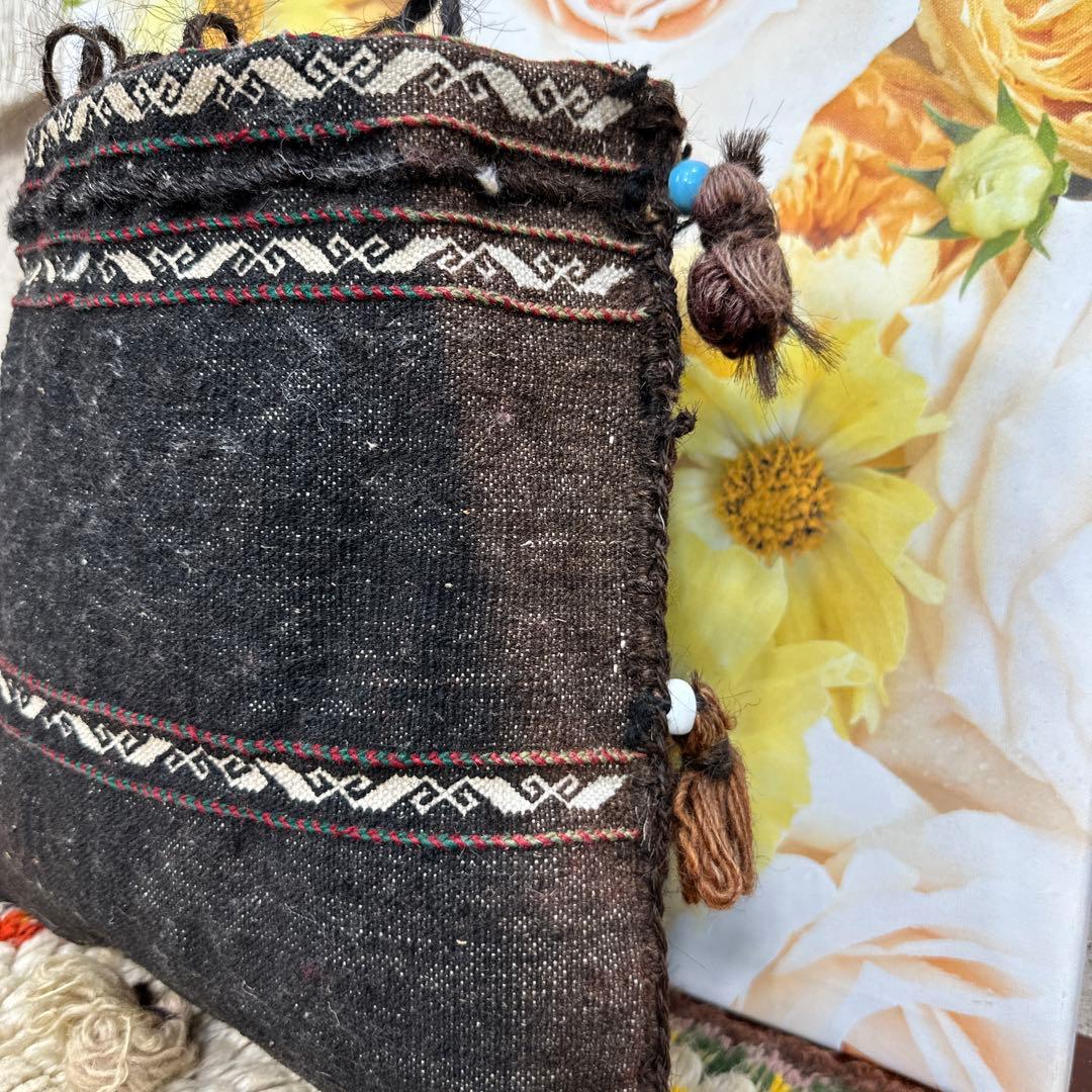 とても古い ホリジンバッグ　ヴィンテージ アンティークキリム トライブルラグ