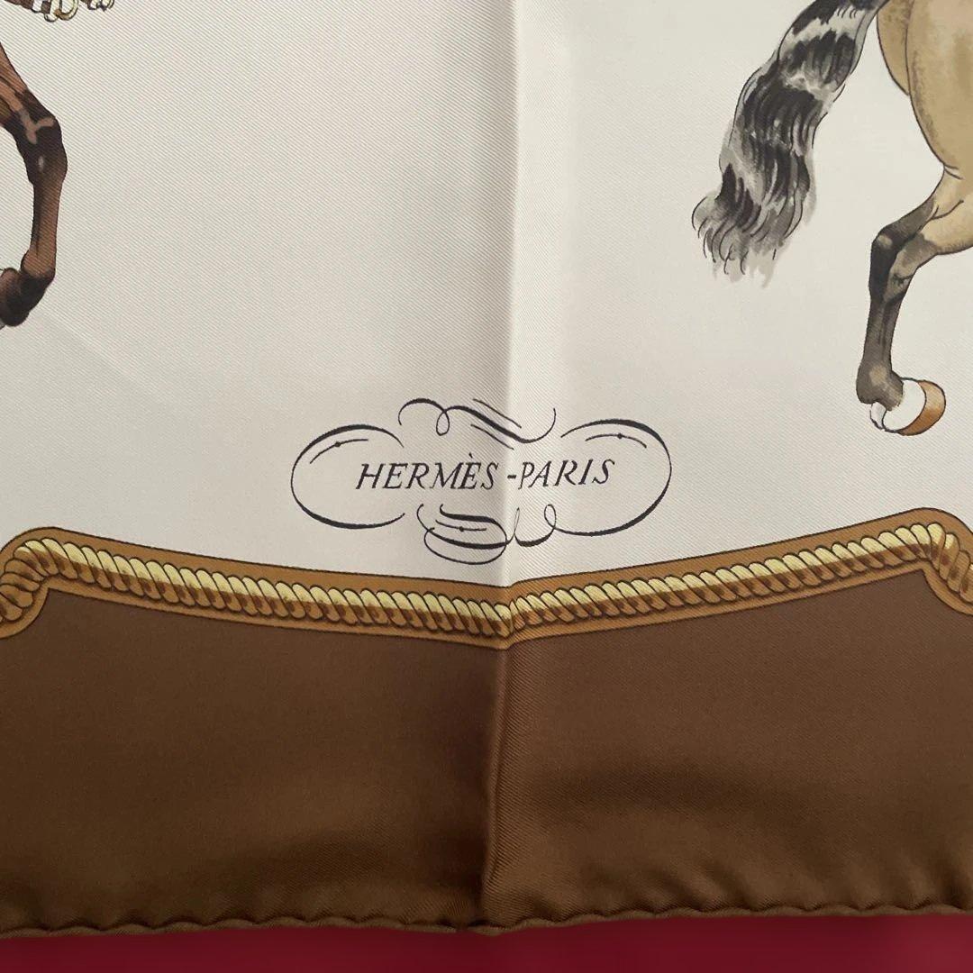 【HERMES】大判スカーフ(平成レトロ)