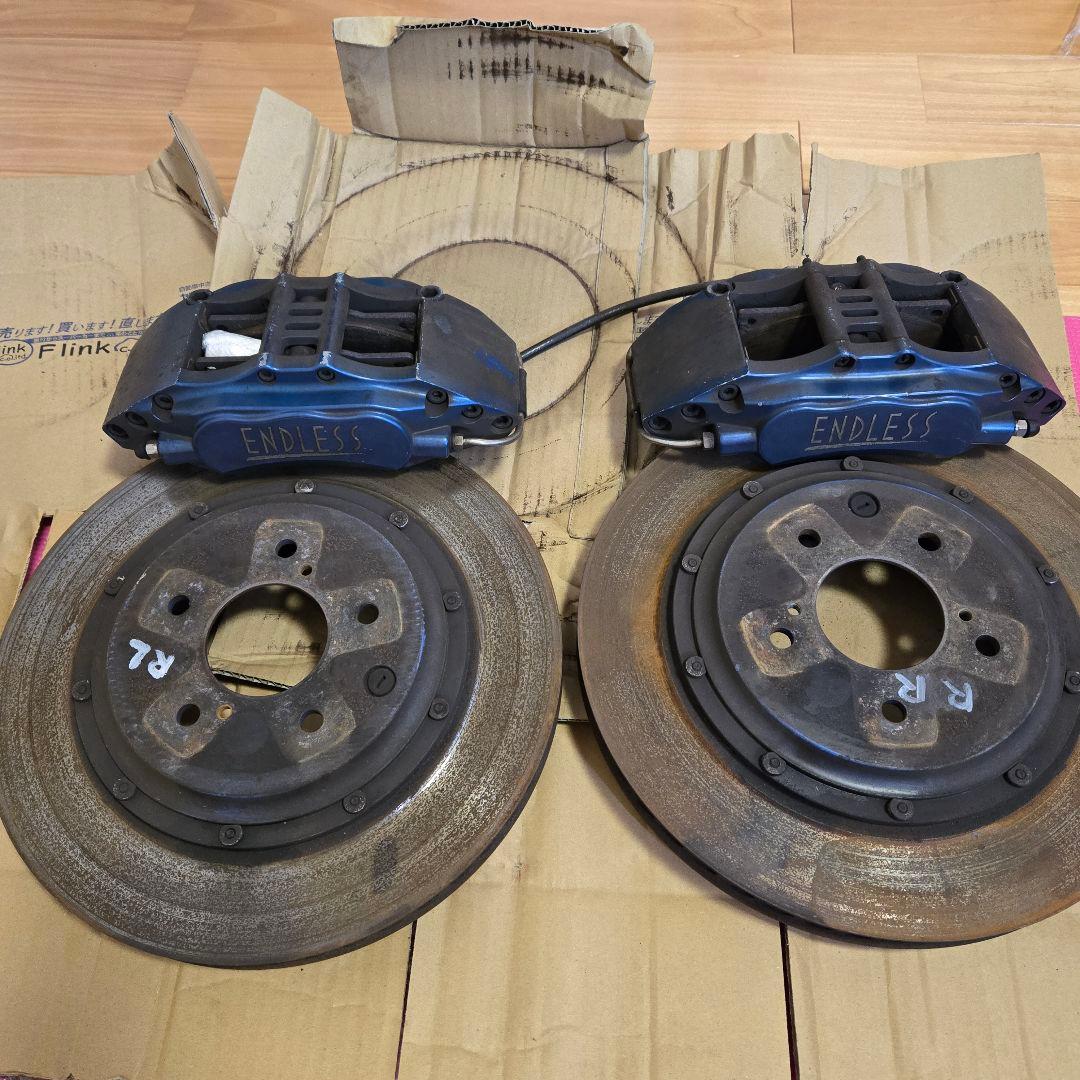 Z33 ENDLESS リアブレーキキャリパー ローターセット