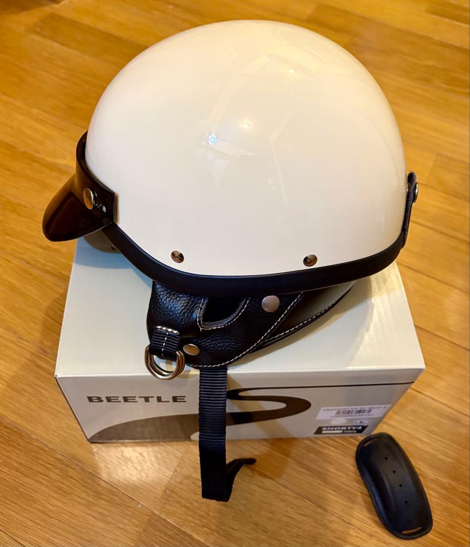 オーシャンビートル　ショーティ4LサイズBEETLE SHORTY4 アイボリー