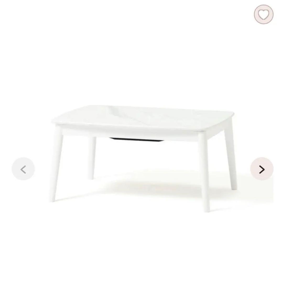 【よーへい】FrancfrancこたつテーブルS 800×600 マーブル