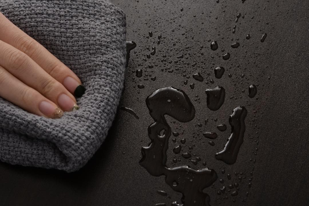 H型PCデスクロータイプ一体型ラック付きデスクワーク木製ブラウン