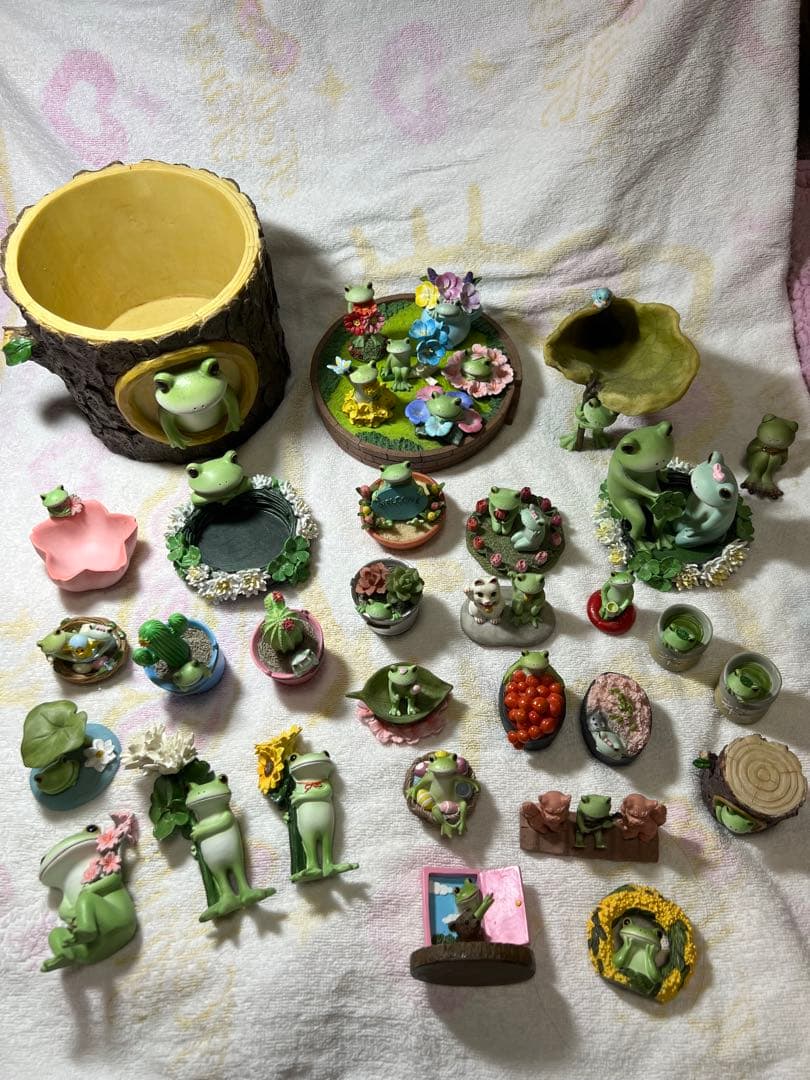 『まとめ売り』コポー カエル 置物