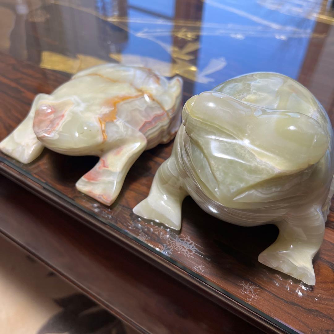 瑪瑙　カエル