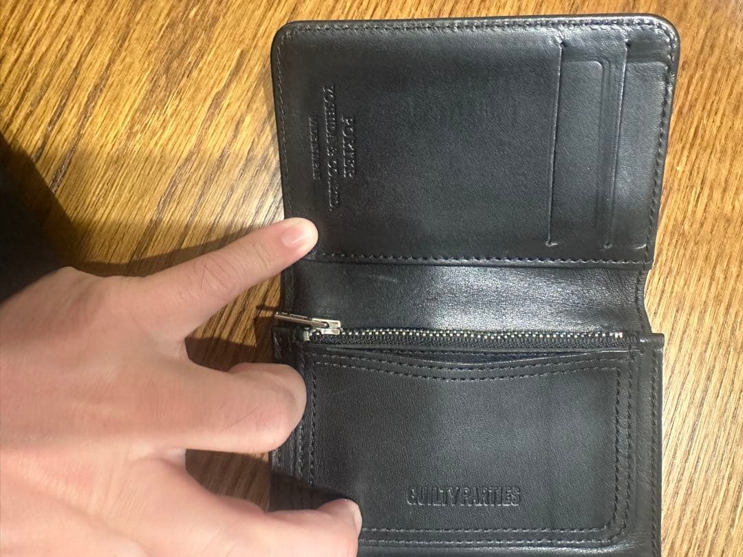 ワコマリア　ポーター　PORTER WACKO MARIAコラボ　三つ折り財布