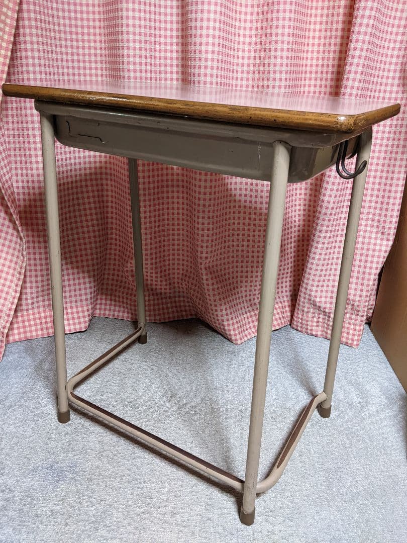 レトロ学習机　学校の机