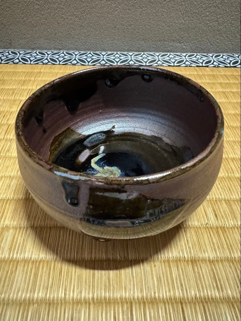 人間国宝金城次郎 歪型茶碗 本物保証