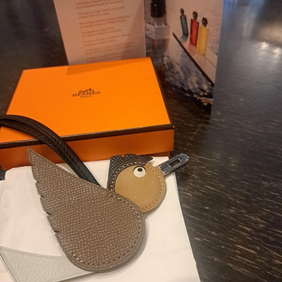 HERMES　キーホルダー(チャーム)　　バーディチャーム鳥