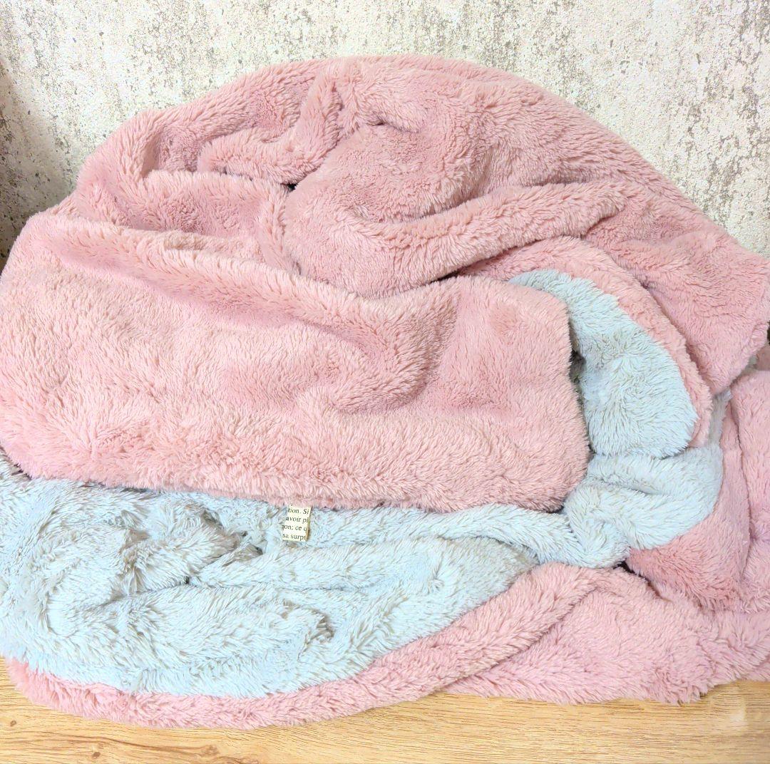 専用❤みかん＊超レア❤厚手✳極暖柔やわWボア★超特大ブランケット