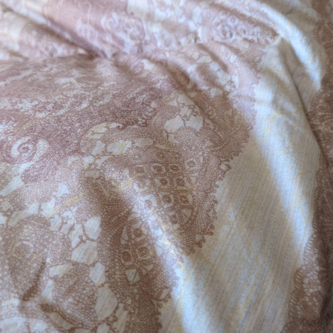 たけ　羽毛布団dp440希少カナダ産マザーグース1.3kg超長綿100%