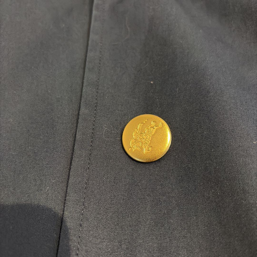 Burberrys 美品✨ステンカラーコート　ビンテージ　ネイビー ノバチェック