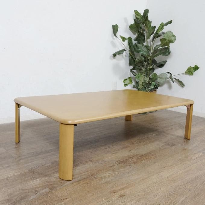 フォロー割【新品】折りたたみ式　テーブル　幅120　コンパクト収納　シンプル