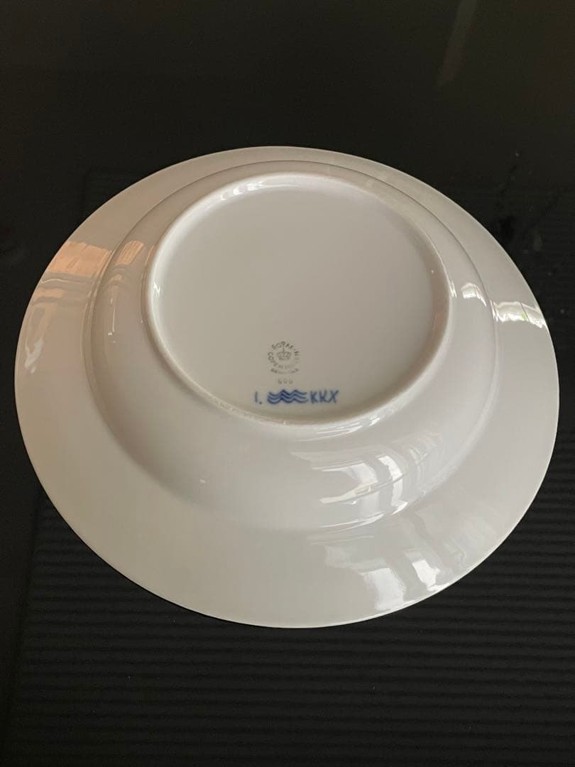 ロイヤルコペンハーゲン ブルーフルーテッド ハーフレース ディーププレート