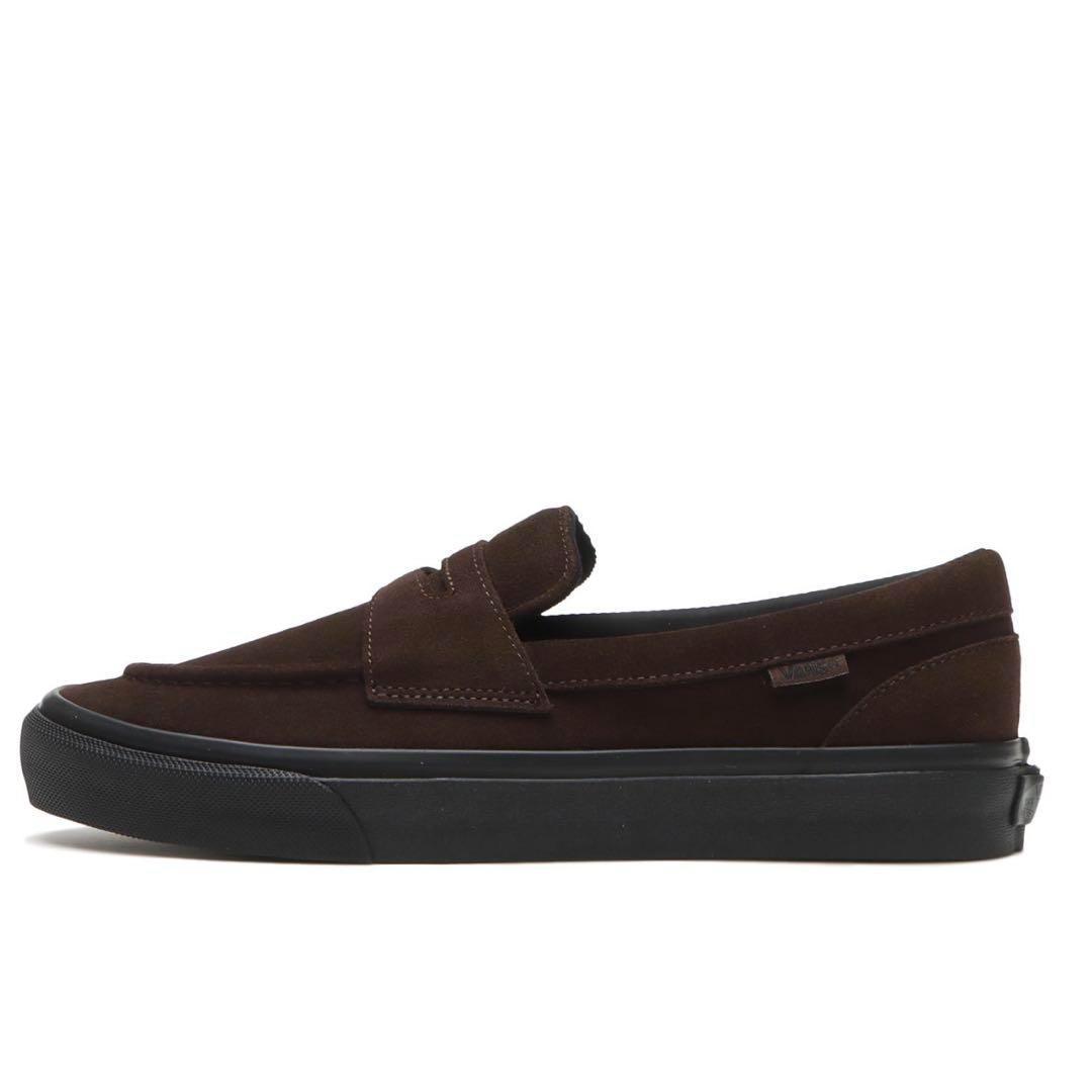 VANS バンズ ヴァンズ ローファー スエード ブラウン 24.0cm a2