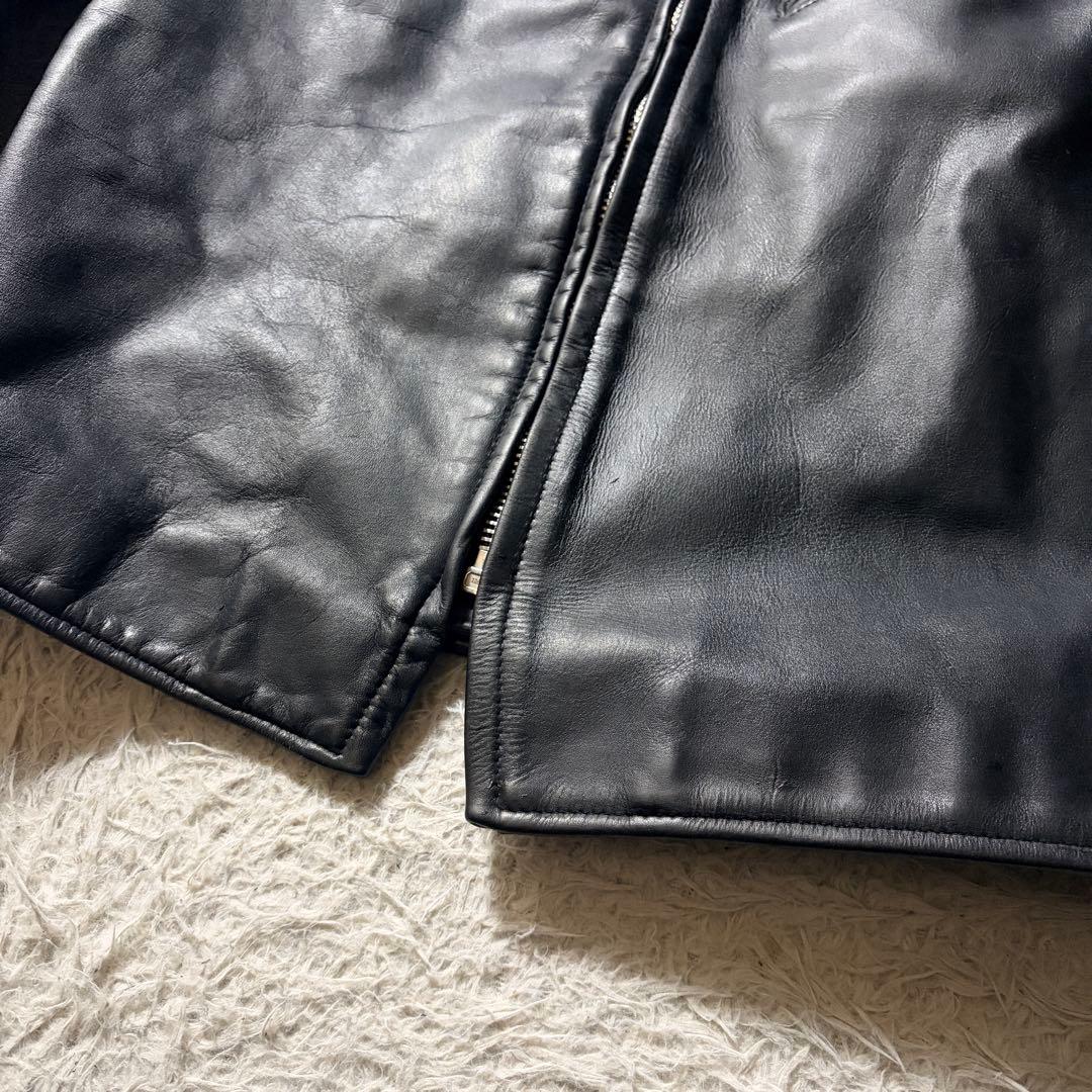 極美品■schott ライダースジャケット　シングル　641XX 7009　42