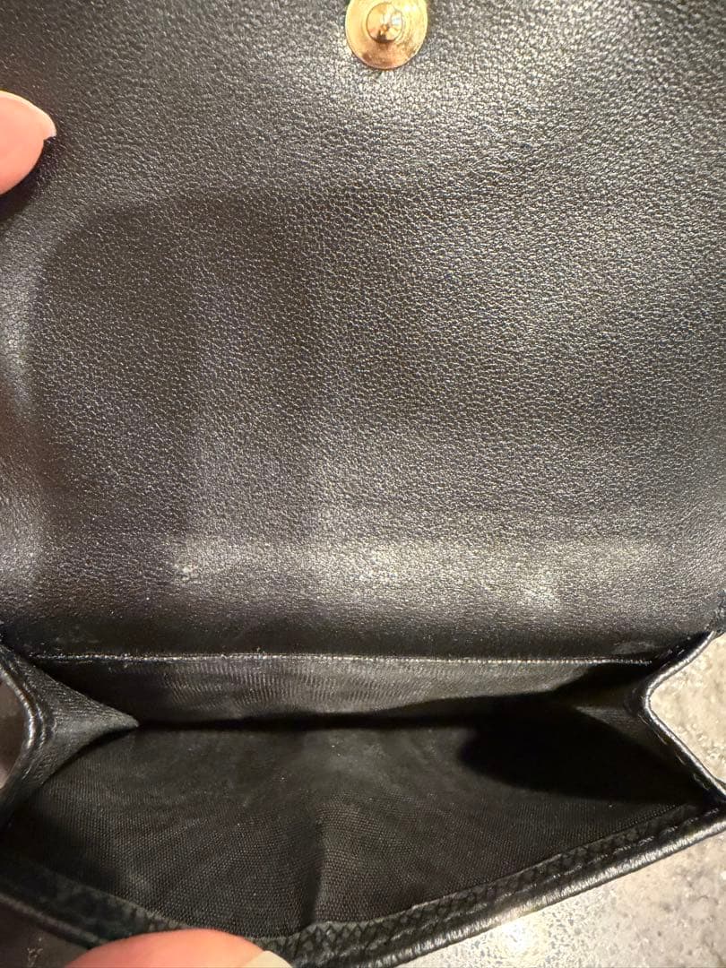 Dior 三つ折り財布　\"30 MONTAIGNE” カーフスキン ウォレット