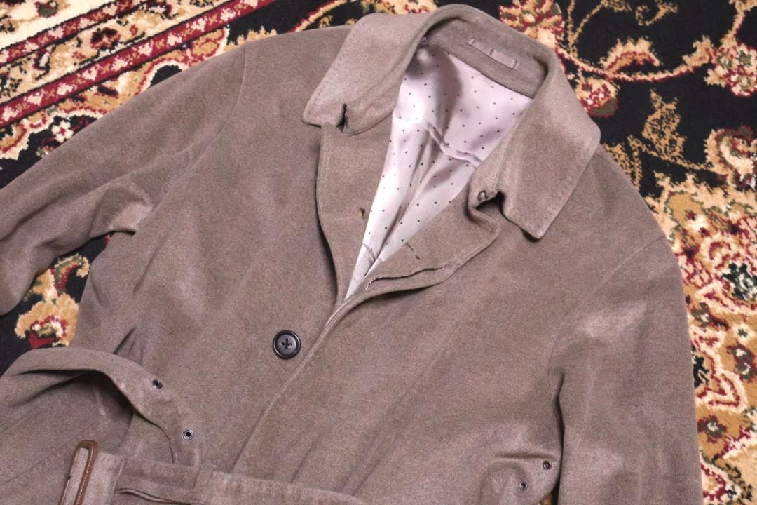 銀座 和光 × エルメネジルド ゼニア Wネーム 80万↑ シルク100％コート