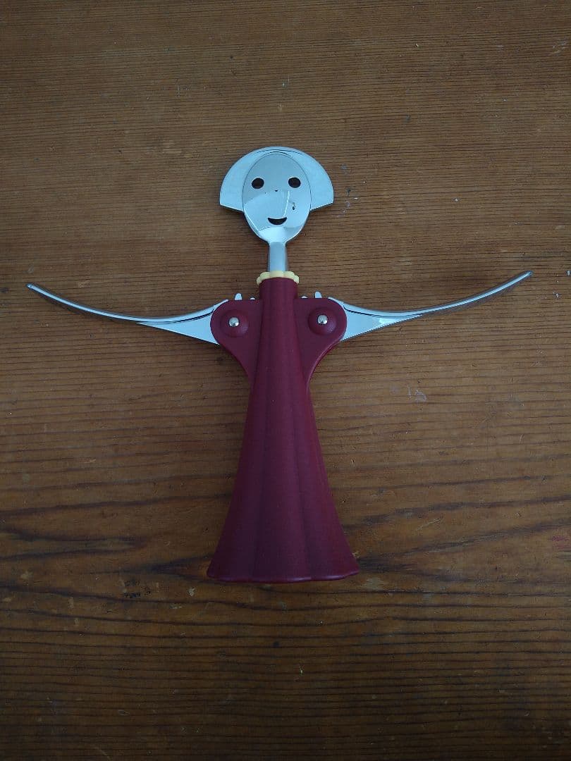【新品未使用】ALESSI AM01 R “Anna.G.” ワインオープナー